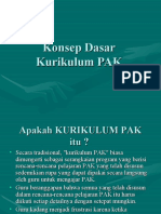 Konsep Dasar Kurikulum PAK