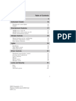 4 Instrument Cluster 10: 2005 Freestyle (219) Owners Guide (Post-2002-Fmt) USA (Fus)