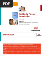 RAD Radio Planner - : Presented By: Technical & Product Manager - Radio Solutions RAD Data Communications