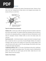 Types of Artificial Neural Networks