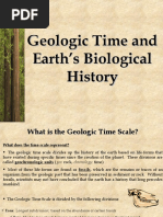 Geologic Time and Earth's Biological History