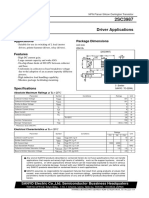 2SC3987 NPN Planar Silicon Darlington Transistor