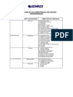 8.1. Competencias Por Grupos Ocupacionales