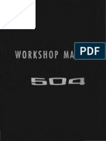 Peugeot 504 Workshop Manual PDF