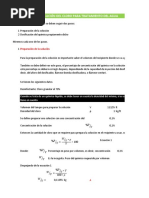 Excel para El Calculo de Dosificación