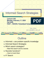 Lecture 08 Informed Search Strategies-I