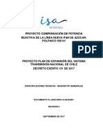 Proyecto Compensación de Potencia Reactiva de La Línea Nueva Pan de Azúcar-Polpaico 500 KV