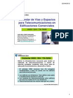 Vias y Espacios de Telecomunicaciones Estandar EIA TIA-569B Rev. 1 Abr-22-2020