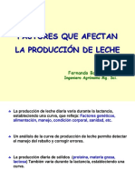 Factores Que Afectan Produccion de Leche y Ordeña