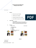 Lesson Plan Volleyball