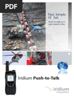 Iridium Push-to-Talk: Fast. Simple. GL Bal