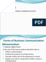 Forms of Business Communication