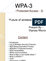 (Wi-Fi Protected Access - 3) : "Future of Wireless Security"