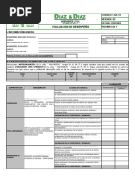 F-GH-13 Evaluacion - Desempeño