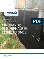 Propuesta de Prediseño Sistema de Subdrenaje en Edificaciones