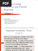 Job-Order Costing: Cost Flows and External Reporting