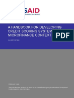 USAID Credit Scoring Systems Handbook