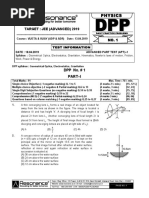 Target: Jee (Advanced) 2019: P H Y S I C S