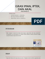 Integrasi Iman, Iptek, Dan Akal PDF