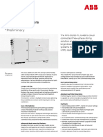 ABB String Inverters: PVS-50/60-TL Preliminary