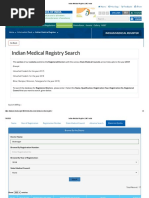 Indian Medical Register - MCI India