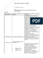 Fisa Evaluare Lectie