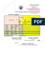 Criteria For Awards For Outstanding Performance in Specific Disciplines