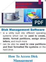 3rd Quarter DISK MANAGEMENT SOFTWARE