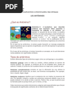 Los Antónimos PDF