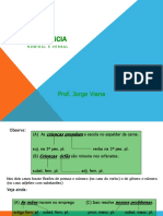 Concordância Nominal e Verbal em Slides Prof Jorgeviana