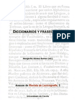 Alonso Ramos - Diccionarios y Fraseologia