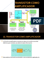 El Transitor Como Amplificador