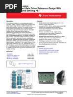 Sic/Igbt Isolated Gate Driver Reference Design With Thermal Diode and Sensing Fet