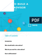 Ow To Build A Robo Advisor: Ebook For Wealth Managers