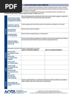 AOTA Occupational Profile Template PDF