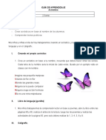 Guia Aprendizaje Lenguaje 5to Jueves 02 de Julio