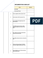 Hip Implementation Checklist: State / Perak Items School A Phase 1 of Hip March