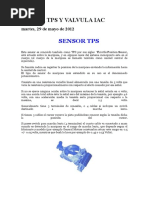 Sensor TPS y Valvula Iac