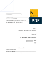 T2 - Auditoria Administrativa - Leon Palomino Stephanie Jhoannett