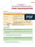 El-Adjetivo-Calificativo-Para-Secundo-Grado-de-Secundaria-Copiar PDF