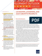 2020-06-18 ADB - Asian Development Outlook 2020 Supplement - Lockdown, Loosening, and Asia's Growth Prospects