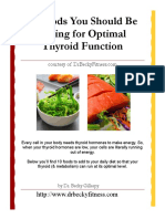 10 Foods You Should Be Eating For Optimal Thyroid Function: by Dr. Becky Gillaspy