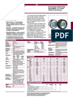 General Purpose Digital Gauge Type D1005PS, % of Span Terminal Point Accuracy