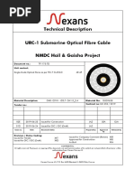 Technical Description NEXANS URC-1 Submarine Optical Fiber Cable For NMDC Hail & Ghasha Project PDF