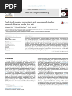 Trends in Analytical Chemistry: Yolanda Pic O, Ahmed Alfarham, Dami A Barcelo