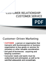 Chapter 2 CUSTOMER RELATIONSHIP