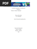 Actividad de Aprendizaje 4 - Fase Planeación Evidencia 5 Evidencia 5: Informe "Preposition