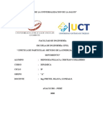 Cinetica de Particulas-Metodo de Energia y Cantidad de Movimiento-Dinamica