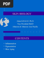 Skin Biology: Alain KHAIAT, Ph.D. Vice President R&D Johnson & Johnson Asia Pacific