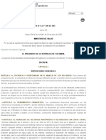 Decreto Ley 1281 de 2002